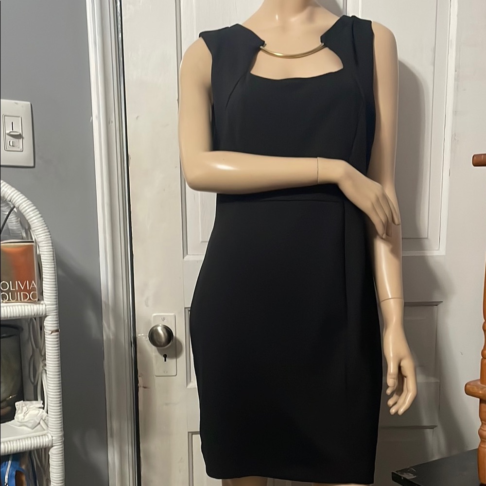 Jennifer Lopez Black One Shoulder Cocktail Dress